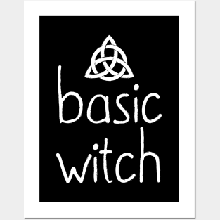 Basic Witch  - White Posters and Art